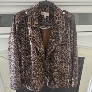 Philosophy leopard print jacket  size 1X